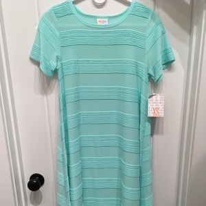 XS CARLY - Teal - never been worn - LuLaRoe